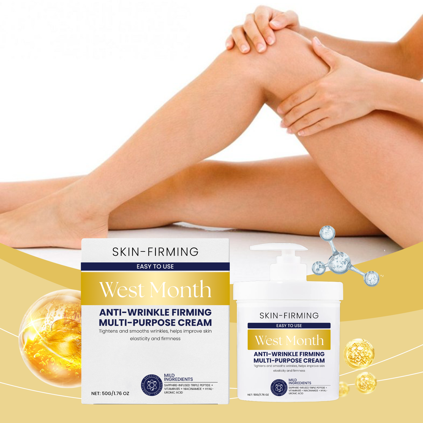 West&Month Skin Care Cream, Moisturizing Body Cream Moisturizing Skin Care Cream