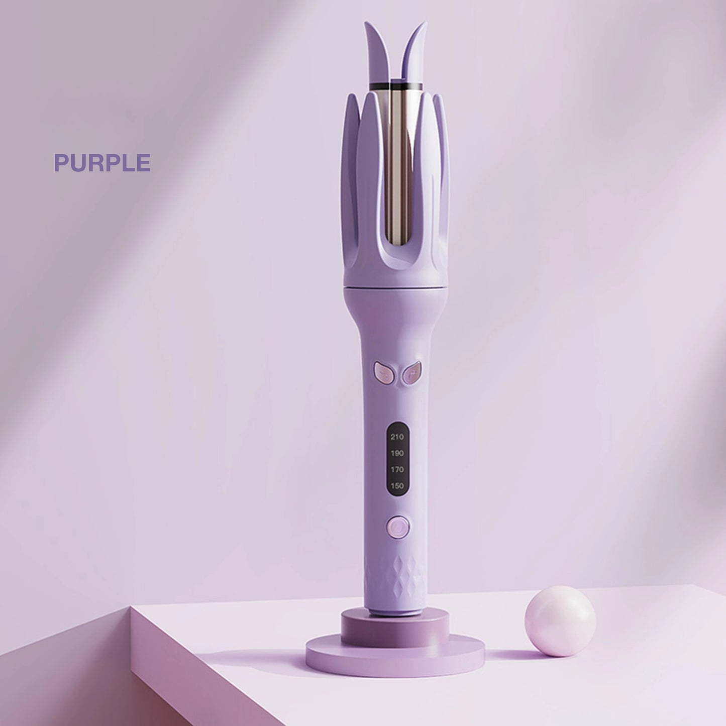 Automatic Hair Curler, 28mm Barrel, 4 Temperature Modes, Negative Ion Generator, Smart Timer And Sensor, Auto Off For Safety