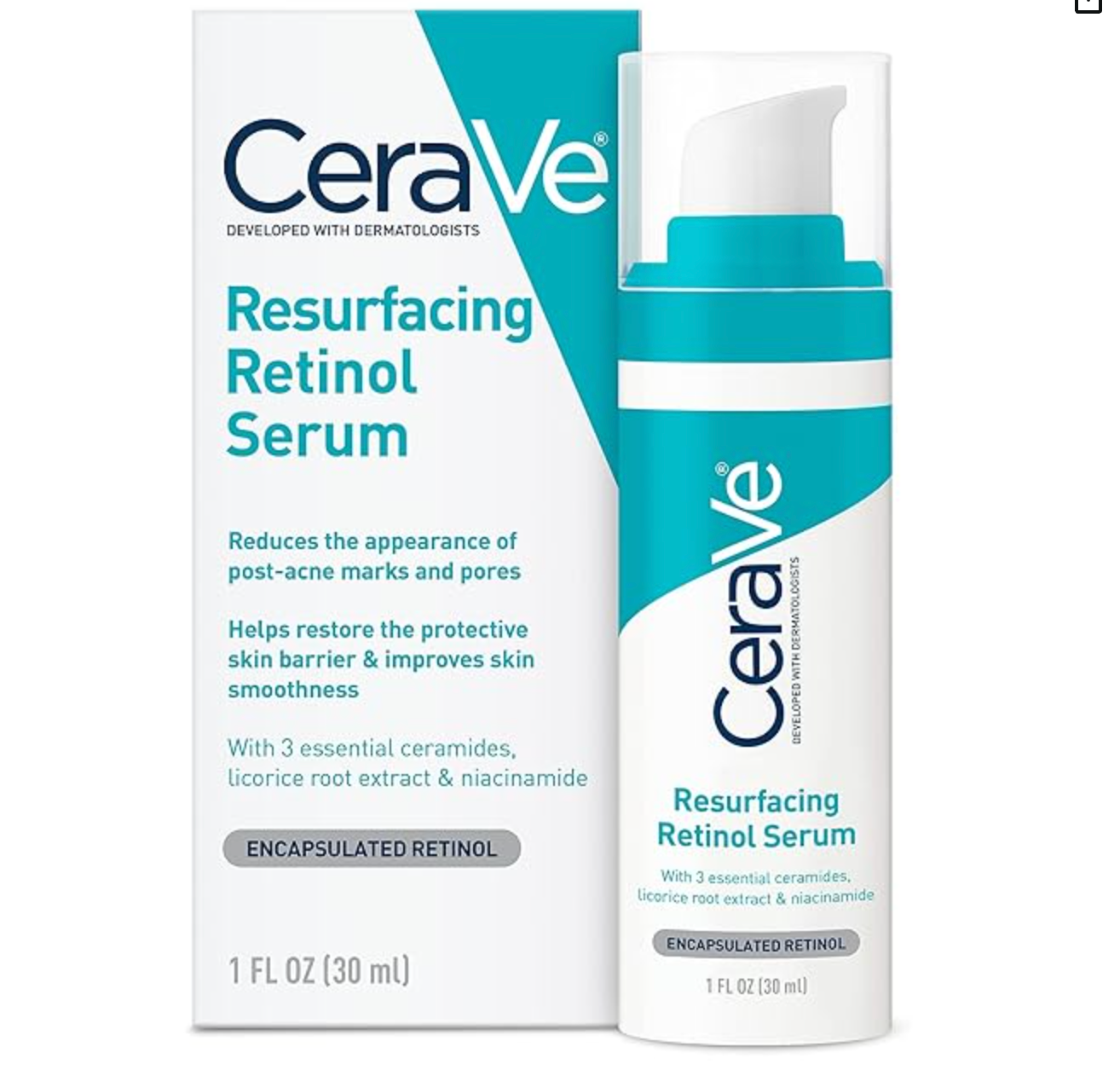 CeraVe Resurfacing Retinol Serum For Post Acne Marks