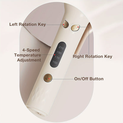Automatic Hair Curler, 28mm Barrel, 4 Temperature Modes, Negative Ion Generator, Smart Timer And Sensor, Auto Off For Safety